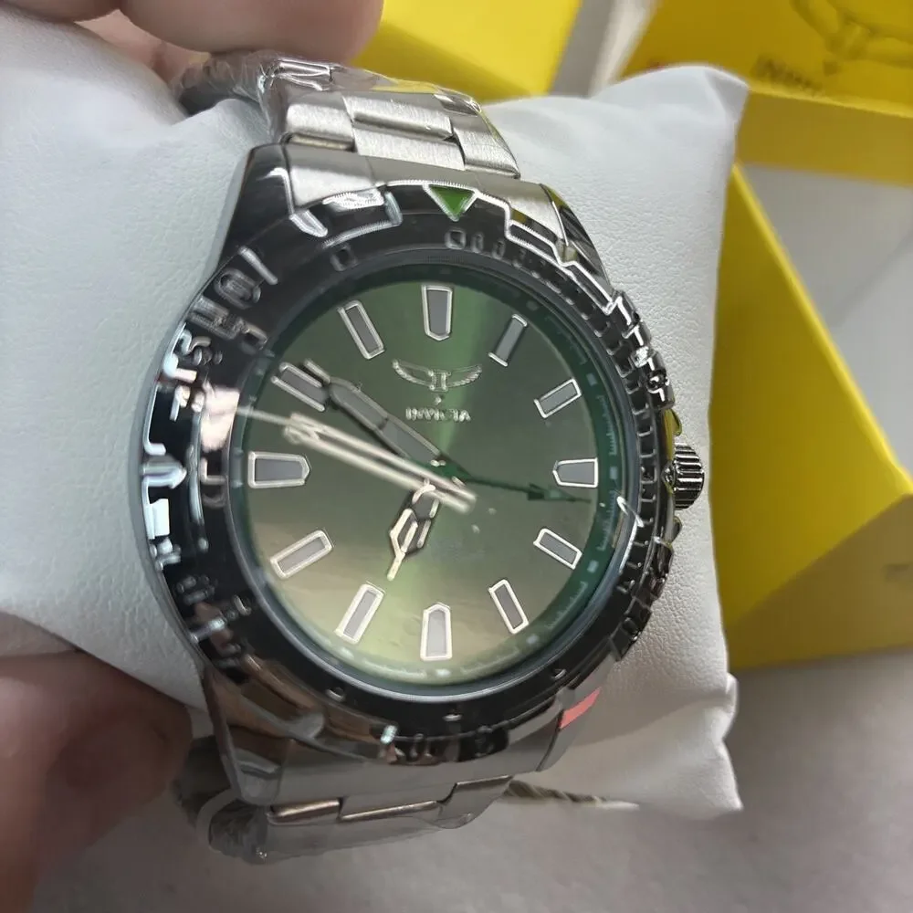 Invicta Specialty 69042 Green Sunray Dial 42mm Stainless Steel Mens Sport Watch